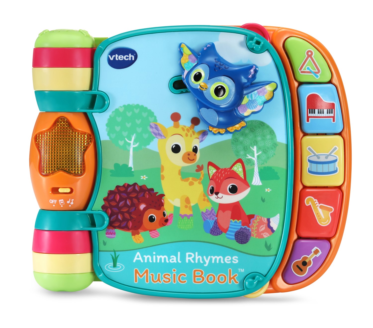 Voorrecht Bowling Bloeden VTech® Animal Rhymes Music Book™ With Interactive Pages for Babies