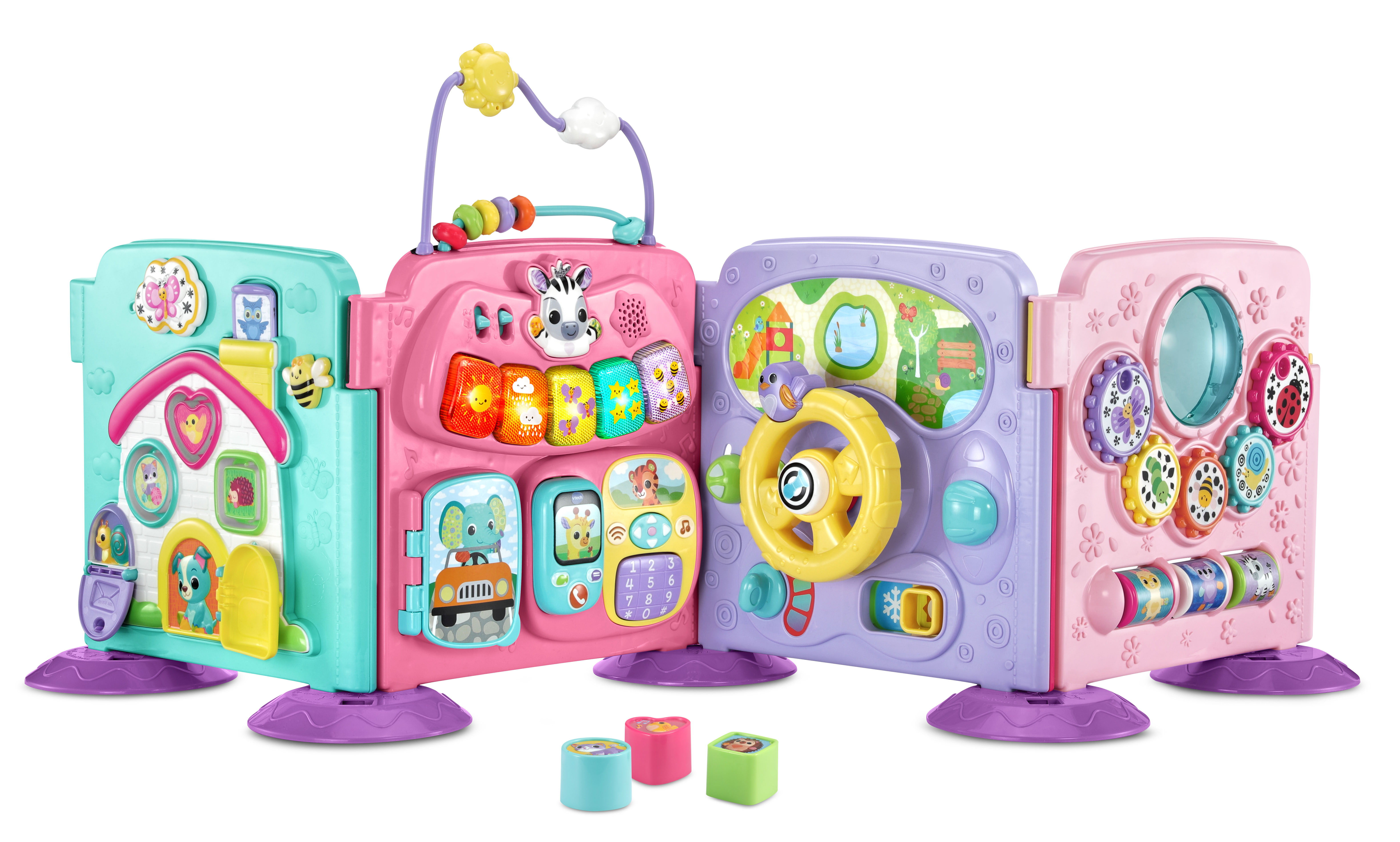 VTech Baby 4-in-1 Steps & Stages Activity Center With Movable Panels VTech Baby 4-in-1 Steps & Stages Activity Center With Movable Panels