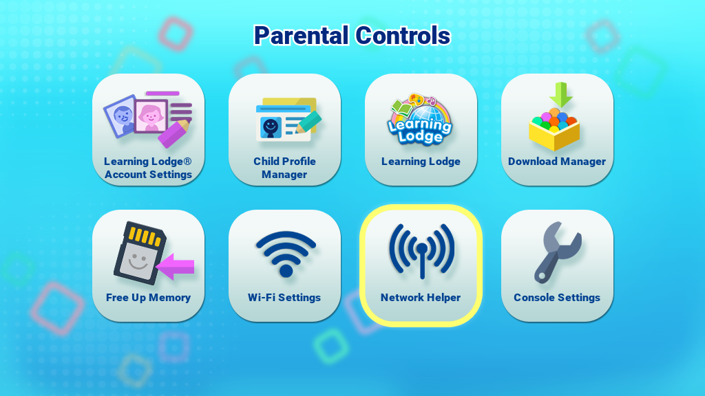Network Helper in Parental Controls