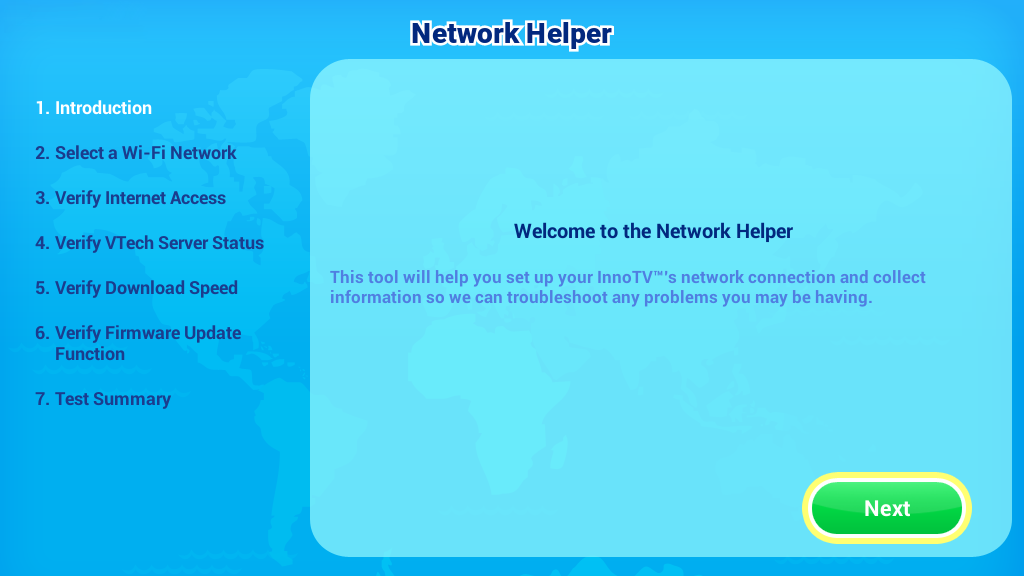 Screen capture: Network Helper