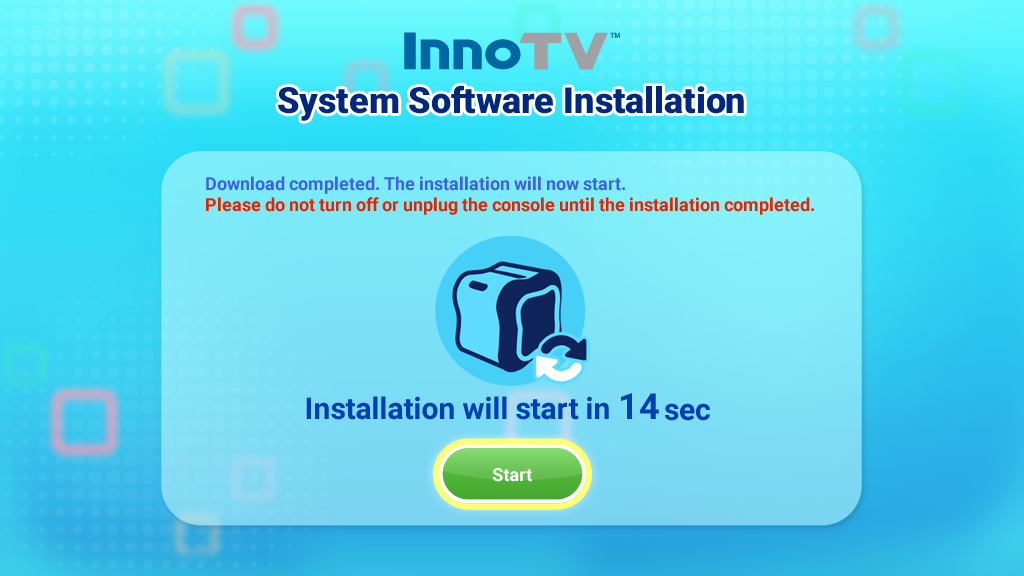 Screen Capture: InnoTV System Software Installation