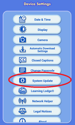 Screen: Device Settings