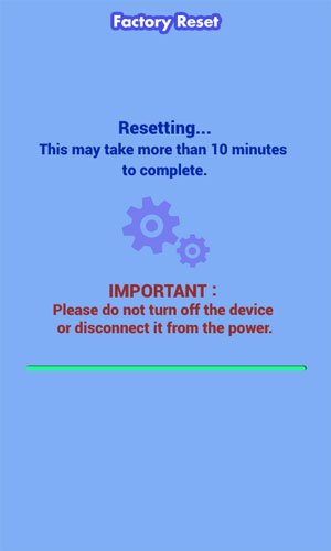 Reset Your Device