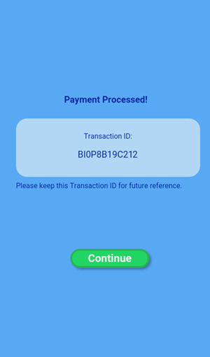 Payment Processed!