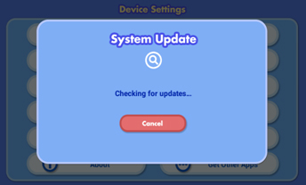 Screen: System Update