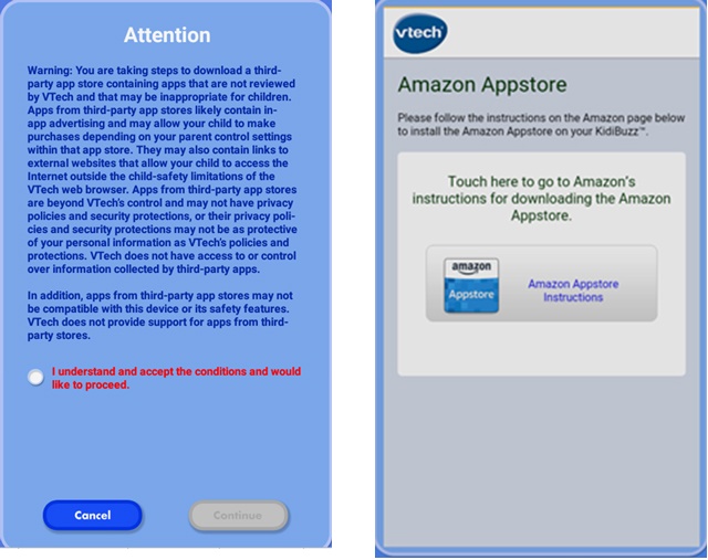 Screen: Amazon Appstore Attention & Screen: Amazon Appstore