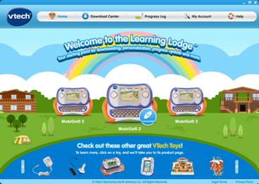 Learning Lodge<sup>™</sup> home page 