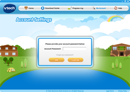 enter your password dialog