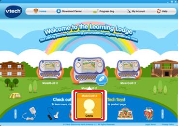Learning Lodge<sup>™</sup> home page.
