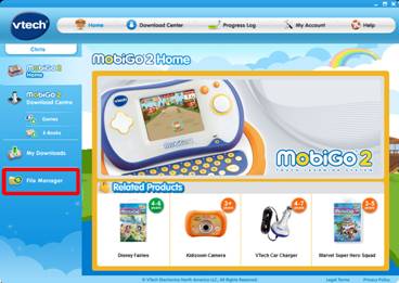 MobiGo<sup>®</sup> 2 home page