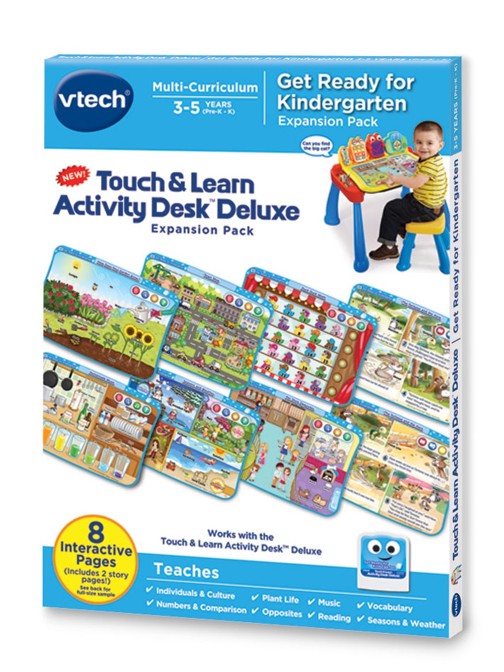 VTech Touch and Learn Activity Desk Deluxe Expansion When I Grow up 3-5 Years for sale online 