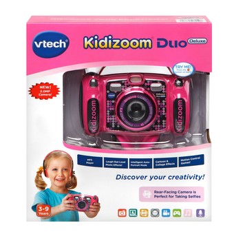 VTech KidiZoom Duo DX Digital Selfie Camera with MP3 Player, Blue