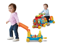 thumbnail image 2 of VTech Alphabet Train Toy - Sit-to-Stand Learning Walker With Blocks & Music For Toddlers 1-3 Years 2 of 5