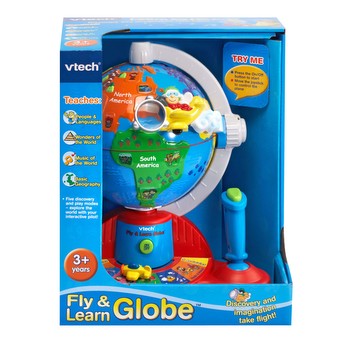 VTech Fly and Learn World Globe w/ joystick Children's Educational Toy  Learning