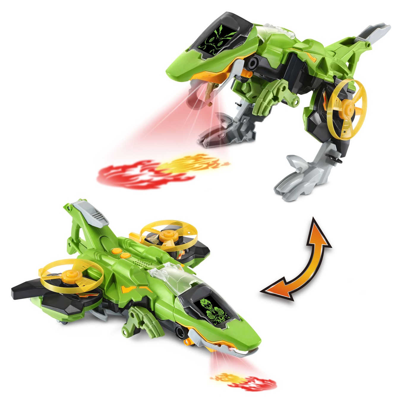 VTech® Switch & Go® Velociraptor Jet to Dino With Launching Propellers