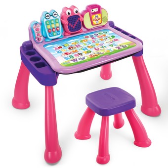 Damage box New VTech Play & Learn Activity Table Pink 