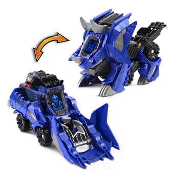 VTech Switch And Go – Triceratops Racer, Dinosauro Che Si Trasforma In Auto Giocattolo