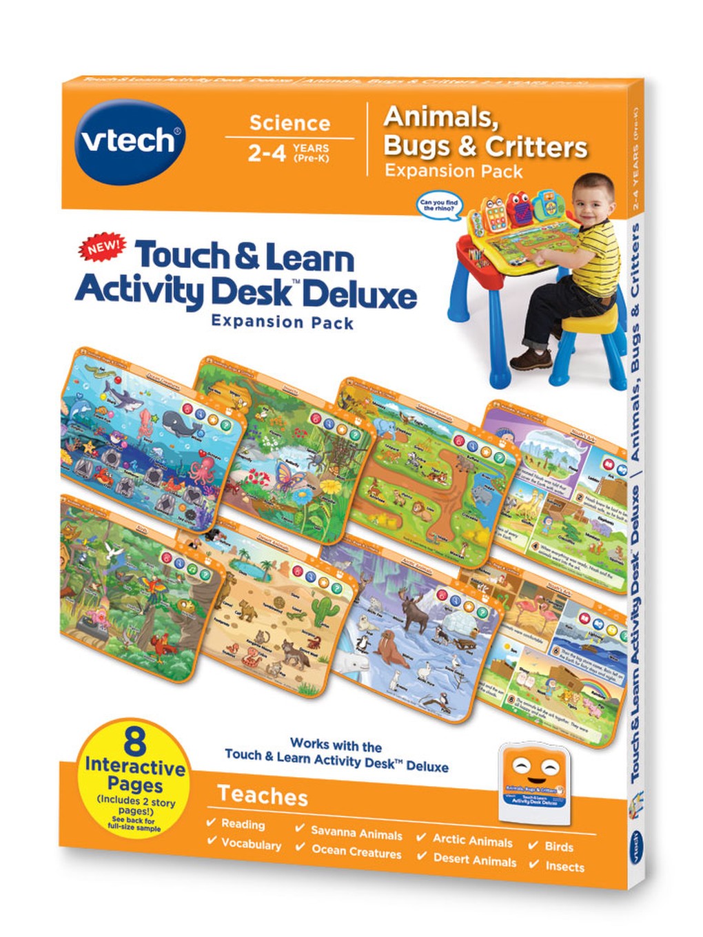Vtech Touch & Learn Activity Desk for sale online 80-194800 