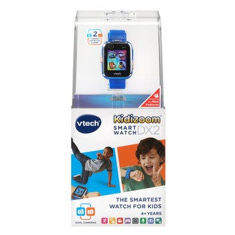 VTech - KidiZoom SmartWatch DX2 Bleue, Montre Digitale Enfant, Photo,  Selfie, Vidéo, Écran Tactile Vertical, Jouet High-Tech, Cadeau Enfant et  Ado de