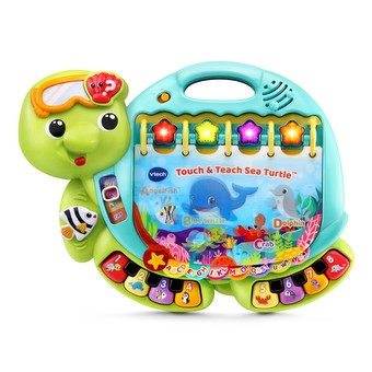 VTech Touch & Teach Sea Turtle Interactive Learning Book for Kids