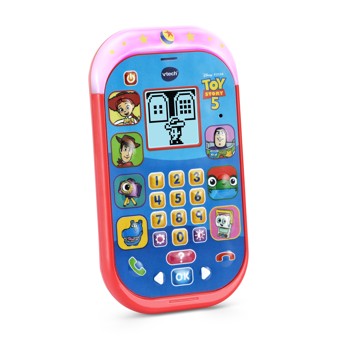 Teléfono Educativo VTech Toy Story 5 – 8 Actividades, Teclado De 10 Dígitos, Pantalla LCD Y Voces Originales, Versión Español