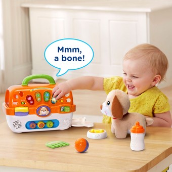 vtech care for me learning carrier orange