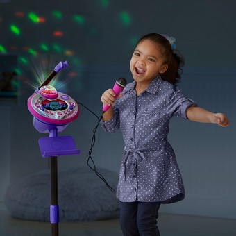 Vtech kidi super star DJ microphone and stand for sale in Co. Laois