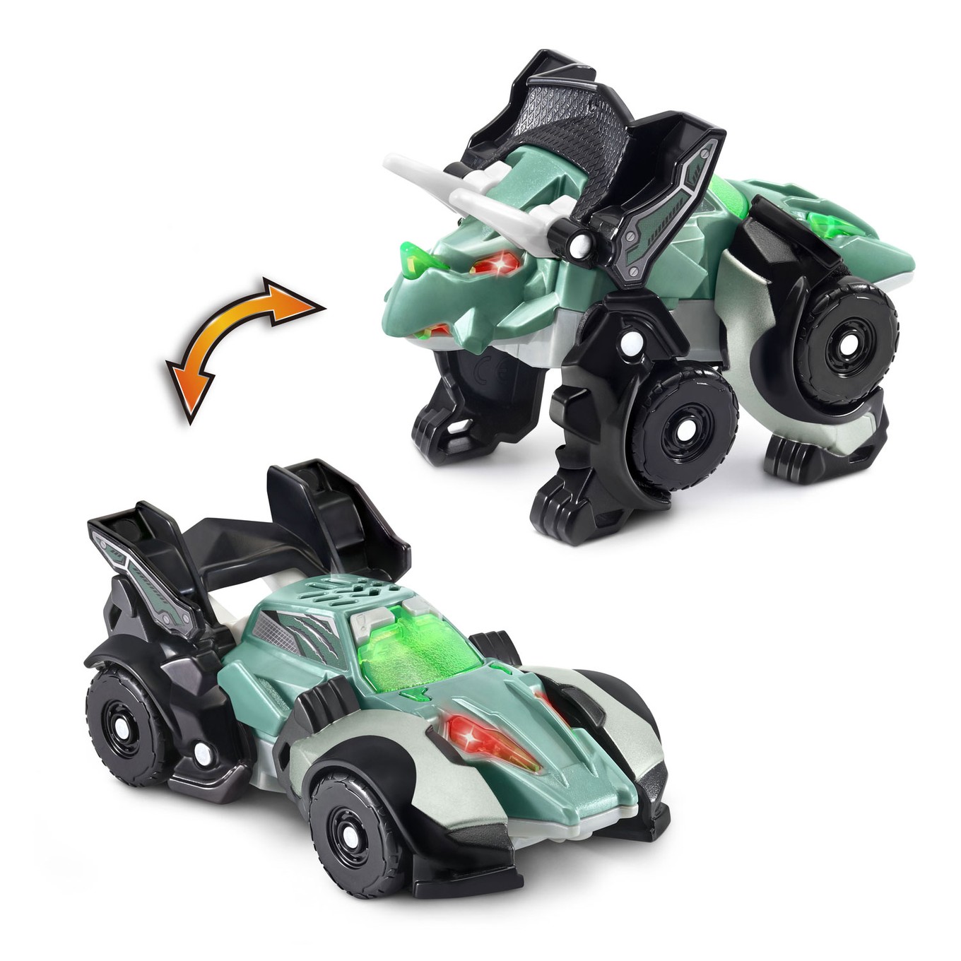 VTech® Switch & Go™ Triceratops Racer Transforming Dino to Vehicle