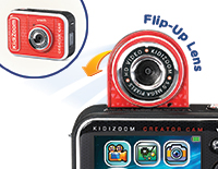 Appareil photo numérique HD KidiZoom Creator Cam de VTech avec trépied -  Noir/Rouge