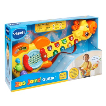Vtech Zoo Jamz Guitar Giraffe Light Up Musical Animal Sounds toddler learning 