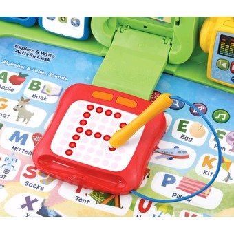 VTech Explore and Write Activity Desk Transforms into Easel and Chalkboard 
