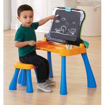VTech Explore and Write Activity Desk Transforms into Easel and Chalkboard 