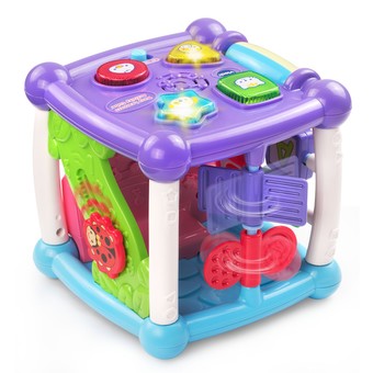 vtech busy learners activity cube pink