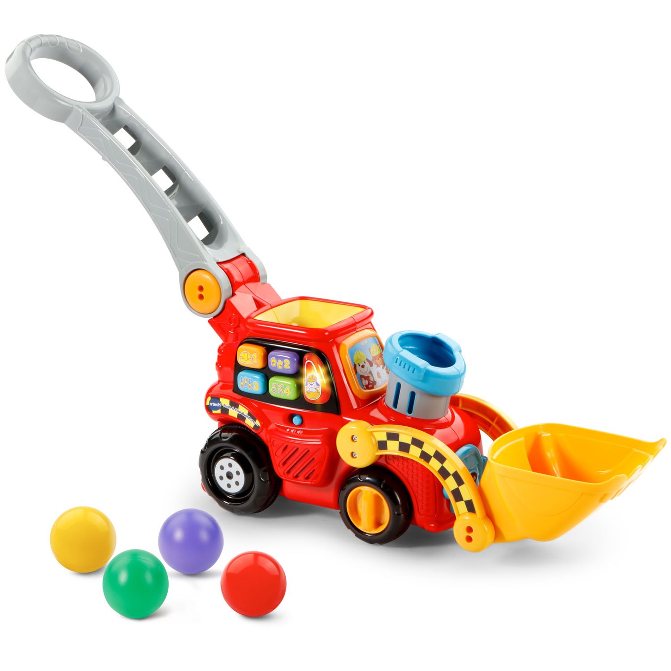 vtech push & pop bulldozer toy