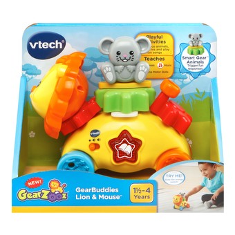 vtech gearzooz gear buddies lion & mouse