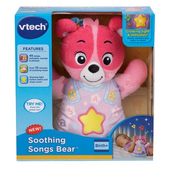 vtech crawl along bear pink
