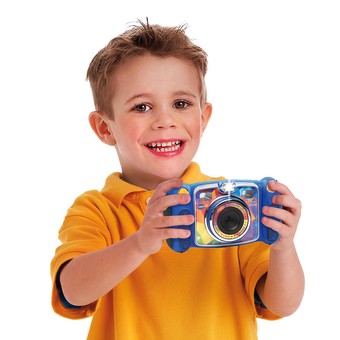 bon état VTECH Kidizoom Duo Blue Kids Caméra 2mp 