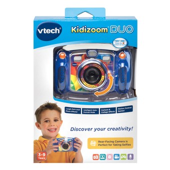 vtech kidizoom duo selfie camera blue