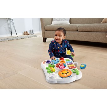 Vtech Baby – Tavolo Attività Bilingue Rosa Con 65+ Canzoni, Da 9 A 36 Mesi