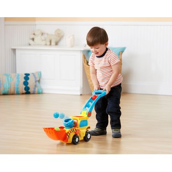 vtech push & pop bulldozer toy