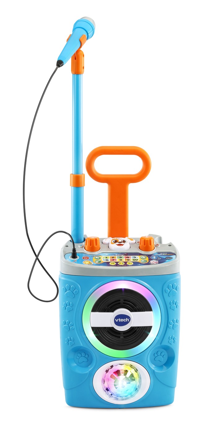 VTech - Kidi Superstar LightShow, Interactive Electronic Karaoke, MP3  Connection, Light Effects, Voice, Recorder, Built-in Speaker, Games, Clapse  and