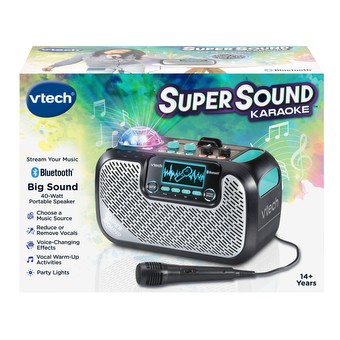 Super Sound Karaoke, Bring the party wherever you go with the Super Sound  Karaoke, featuring Bluetooth®, voice effects, a microphone and more! 🔊 🎤  🎵, By VTech Toys UK