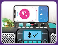 VTech - SuperSound Karaoke, Enceinte Bluetooth 40 Watts, Enceinte Karaoke  Qui Efface Les Paroles - Version FR Noir/Multicolore : : Jeux et  Jouets