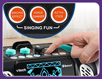 VTech® SuperSound Karaoke™ Mic and Big Sound Portable Speaker Wireless  Connection