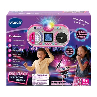 VTech® KidiStar Karaoke Remix™ Sound Mixer, Microphone and Stand