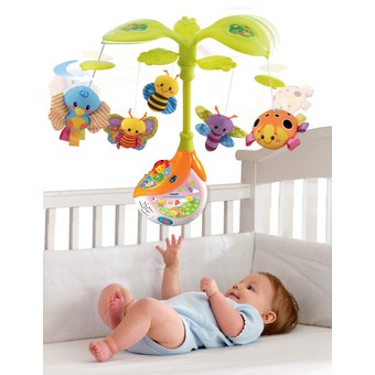 VTECH SOOTHING SONGBIRDS TRAVEL MOBILE *Baby Crib Music Electronic Battery  Gift