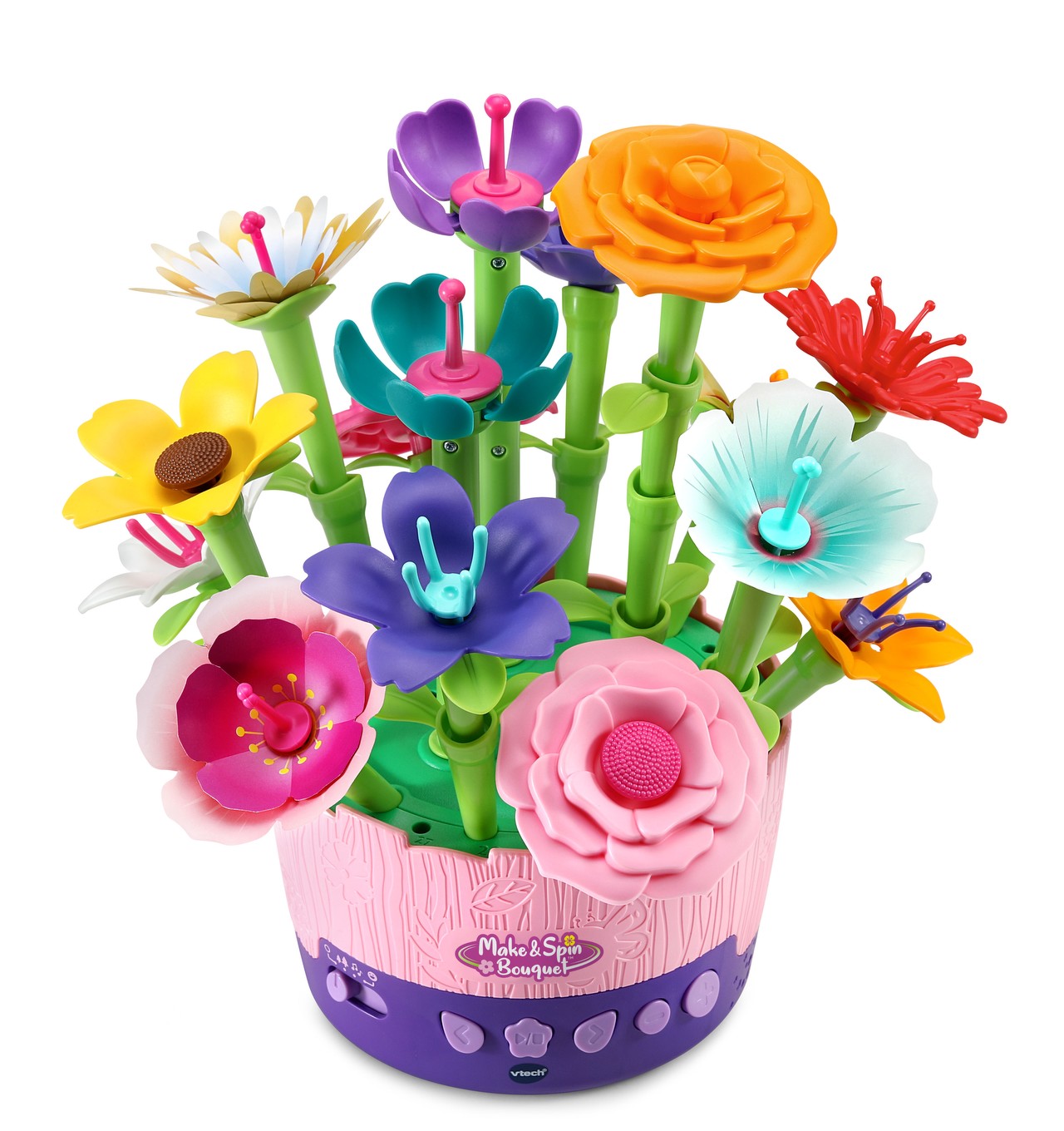 VTech, Make & Spin Bouquet™ DIY Flower Bouquet for Preschoolers and Older