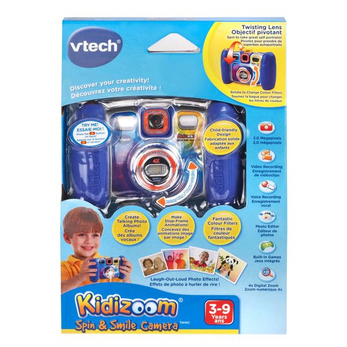 vtech kidizoom spin and smile camera
