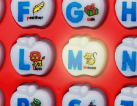 light up alphabet apple
