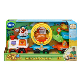 vtech roll and spin pet train
